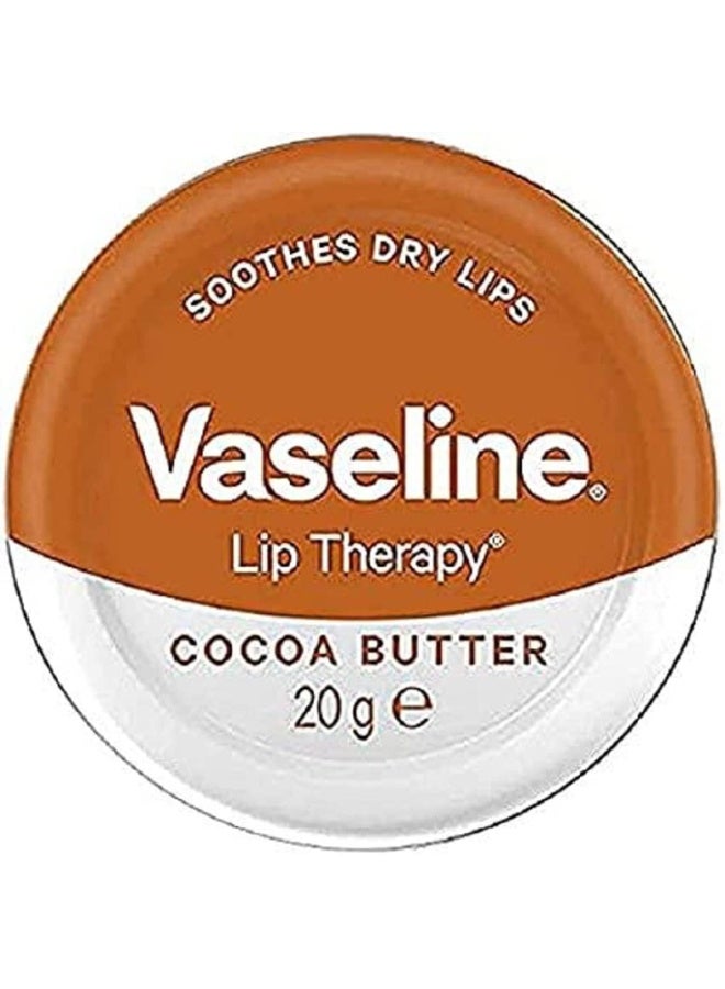 Vaseline LipTherapy Cocoa Butter 20G, - Image 1